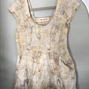 Marni super cute cotton dress with a pockets